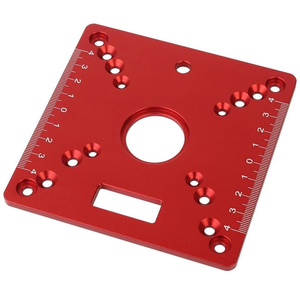 Lrtzizy 1 Piece Router Table Insert Plate,Mini Square Woodworking Bench