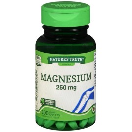 Nature's Truth Magnesium 250 mg Coated Caplets Extra Strength 100 EA
