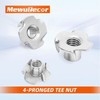 M10 T-Nut, Barrel Length 12mm, 304 Stainless Steel Threaded Insert,