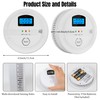 GQIRIL Smoke and Carbon Monoxide Detector - Battery Powered Monoxide