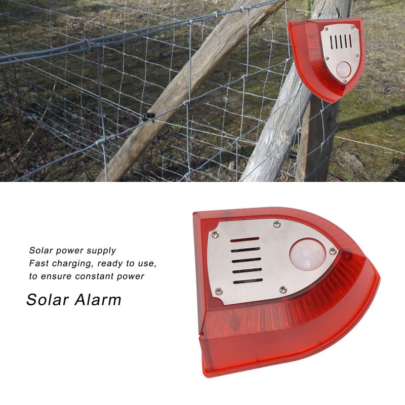 Solar Alarm, Mimics the Sound of a Gun or a