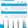 Princeton 6100 Synthetic Bristle Oil & Acrylic Brushes 8 Filbert