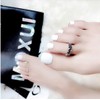 Sethexy - Uñas postizas de color sólido, brillantes, cuadradas, con