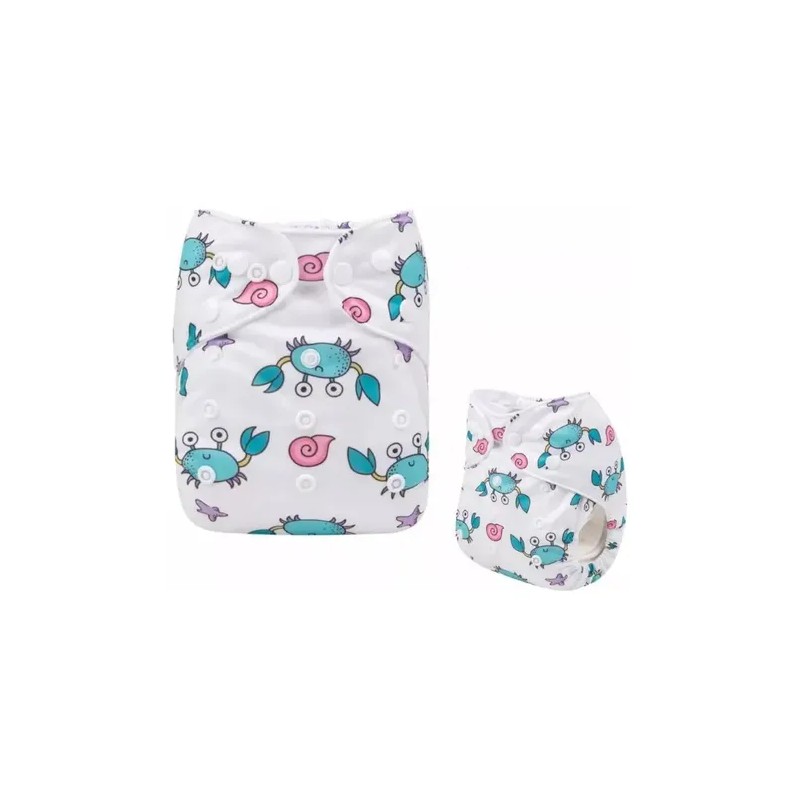 4 Pañales Ecológicos Alva Baby Con Absorbentes Microfibra
