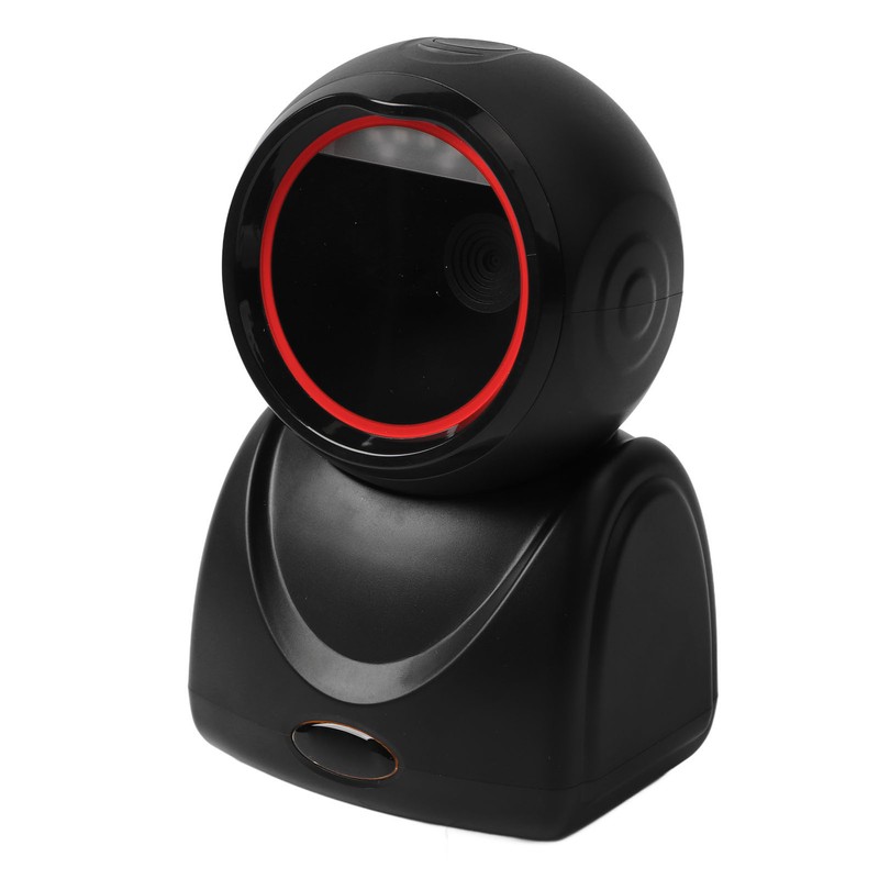 QR Barcode Scanner Omnidirectional Hands Free Automatic Sensing Barcode Scanner