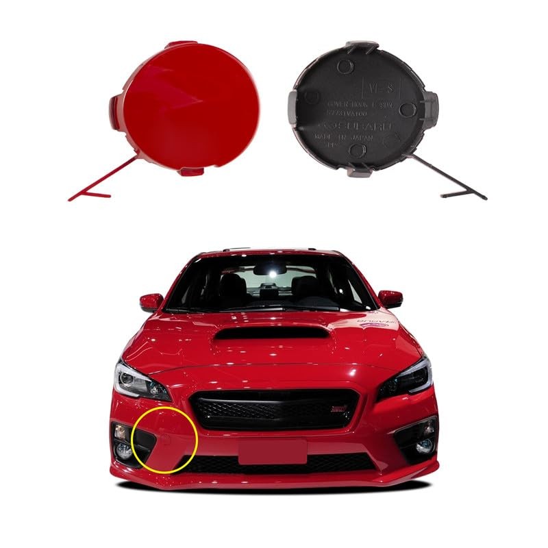 Car Front Bumper Tow Hook Cover Compatible with Subaru WRX