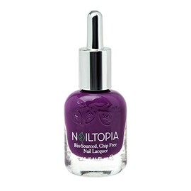 Nailtopia Bio-Sourced, Chip Free Nail Lacquer - All Natural, Strengthening Biotin and Superfood-Infused Polish - Chip Resistant Formula - Quick-Dry, Long Lasting Wear - Slide In My DMs - 0.41 oz