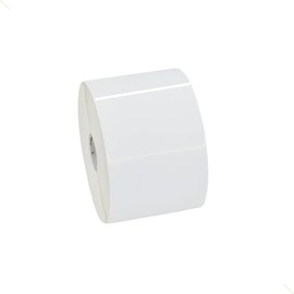 Zebras Direct Thermal Label, Paper 3 inch x 2 inch Z-Perform 2000D 1 inch Core 1240 per Roll 6 Rolls per Ctn Top Coated Paper Perforated 5 inch Outer All-Temp Permanent White 10010029