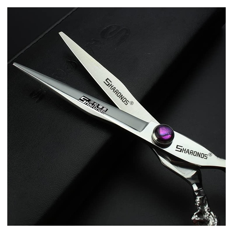 7/8 inch professional hairdressing scissors, hairdressing scissors, tap handle (8