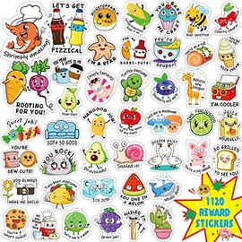 1120 Pcs Punny Reward Stickers for Kids Punny Labels Fun Teacher Stickers for Classroom Students Motivational Stickers Inspiration Positive Accents Cute Encouraging Incentive Stickers for School Chart