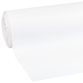Smooth Top EasyLiner for Cabinets & Drawers - Easy to Install & Cut to Fit - Shelf Paper & Drawer Liner Non Adhesive - Non Slip Shelf Liner for Ktichen & Pantry - 12in. x 24ft. - White