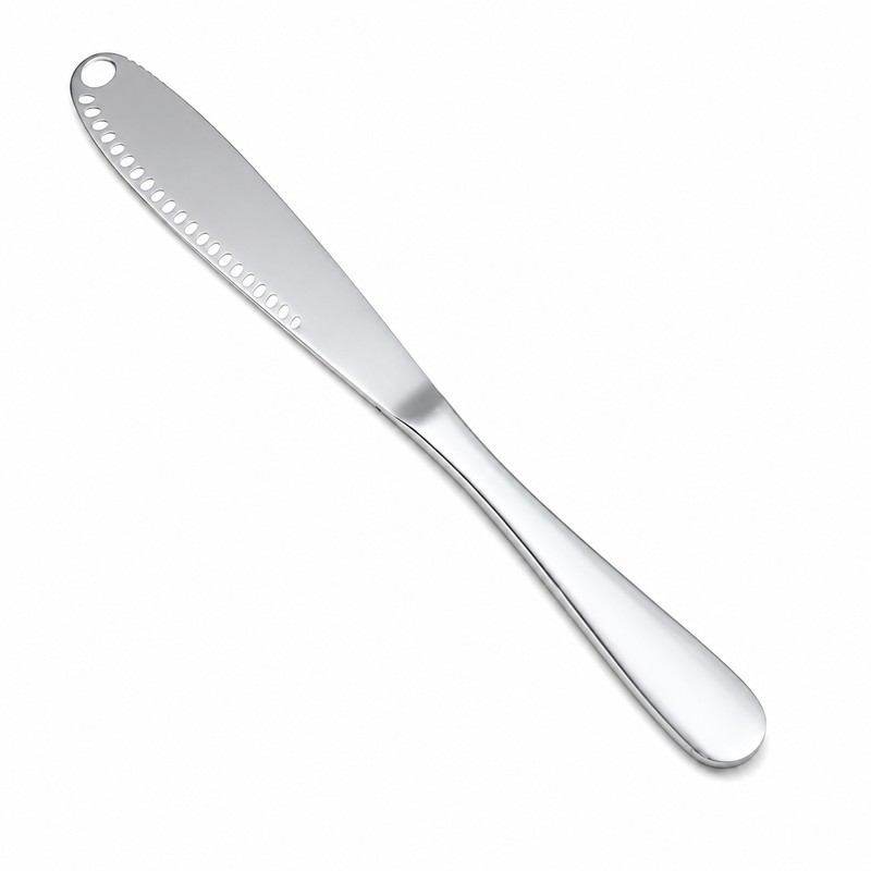 3-in-1 Stainless Steel Butter Knife for Spreading – Cheese, Jam