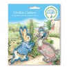 Creative Party K0006/PR Peter Rabbit Poly-Resin Coated Cookie Cutters, 4.1"-2 Pcs