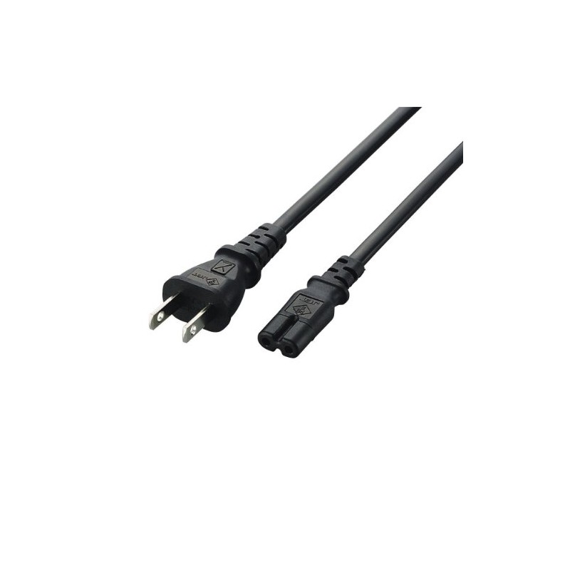 ELECOM ノートPC電源ケーブル/2pin-2pin/ストレート/2m T-PCM220S