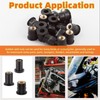 Tanstic 37Pcs M4 M5 M6 Rubber Well Nuts Kit, Neoprene