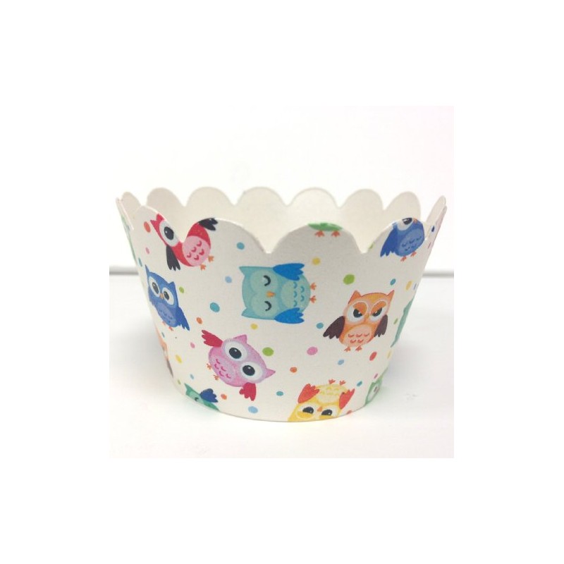 Owl Cupcake Wrappers, Standard Size 24ct