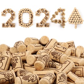 800 Pcs Natural Wine Corks 7/8" x 1 3/4" Wood Straight Corks Wine Bottle Corks Stopper Wine Making Bottles Corks for Corking Homemade Making Art Projects DIY Crafting Leakproof Decorative