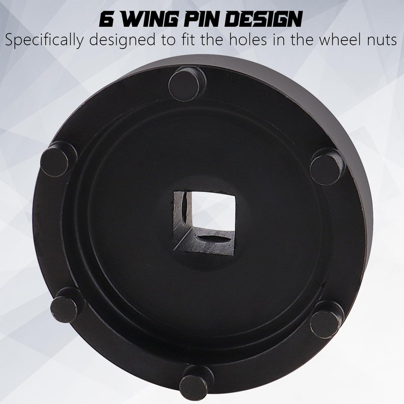 aremnry 6 Gear Hub Nut Socket Tool - Designed for