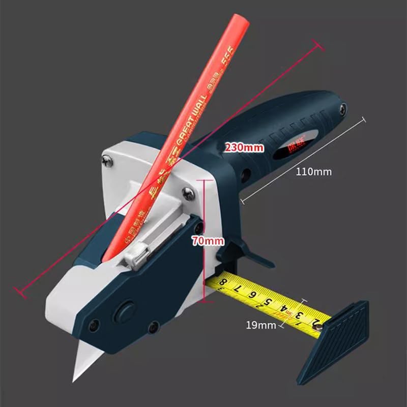 TRUTOPWAY Gypsum Board Cutting Tool, with Measurement Scale, Carpenter Pencil,