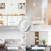 HG Power 4 Inch Adjustable Air Vent Covers for Walls