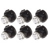 cciyu 6 Pack T4/T4.2 Neo Wedge Bulb A/C Lights (blue)