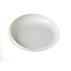 Sammons Preston Ivory Round Scoop Dish, Unbreakable 8" Scooper Bowl