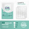 LivaClean LivaClean (144 Count, 3 Pack) Hydrocolloid Patches, Hydrocolloid Patches