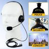 Retevis Passive Noise Cancelling Overhead Headset, Walkie Talkie Earpiece with
