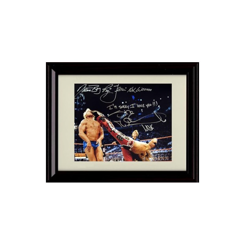Generic Framed Ric Flair and Shawn Michaels - Wrestle Mania