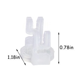 GFQHF Heavy Duty Light Clips,Extra Strong Magnetic Christmas Light Clips, Holiday Lighting Magnet for C9 Holiday Lighting Sockets，Patio Lighting, Christmas Tree, Edison Globe String Lights. (50)