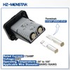 HZ-MONSTAR 175A Plug Mounting Panel with Dust Cover, 2Pcs Plug