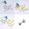 SYEYCW Pack of 100 Earring Clasps, Hypoallergenic Girls Earring Backs,