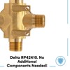 Wood Grip | Diverter Rough in Valve for 3/6 Setting