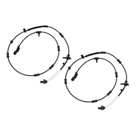 KarParts360 For Ram 3500 2013 14 15 16 17 2018 ABS Speed Sensors Front, Driver and Passenger Side | Pair | Female Connector | Wheel Mounting | Bolt Mounting Type | 1 Piece Connector | For 68165624AD