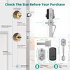 AkaGear Keyless Entry Door Lock with Handle Set - Fingerprint