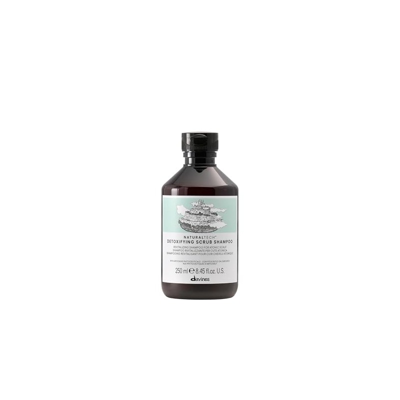 Davines Naturaltech DETOXIFYING Scrub Shampoo, Deeply And Gently Cleanse Hair