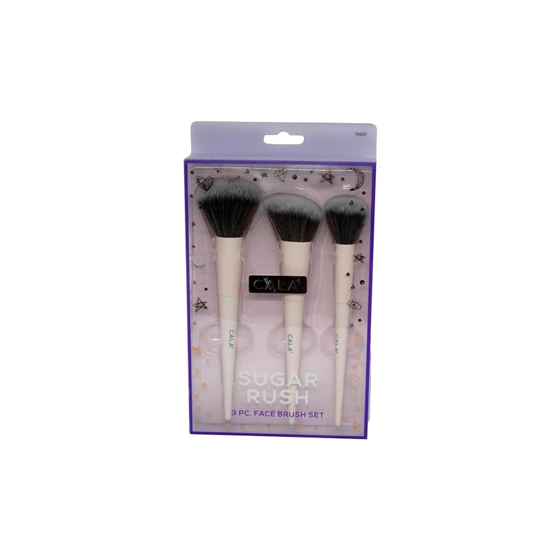 CALA - "Sugar rush" brochas para maquillaje de cara y