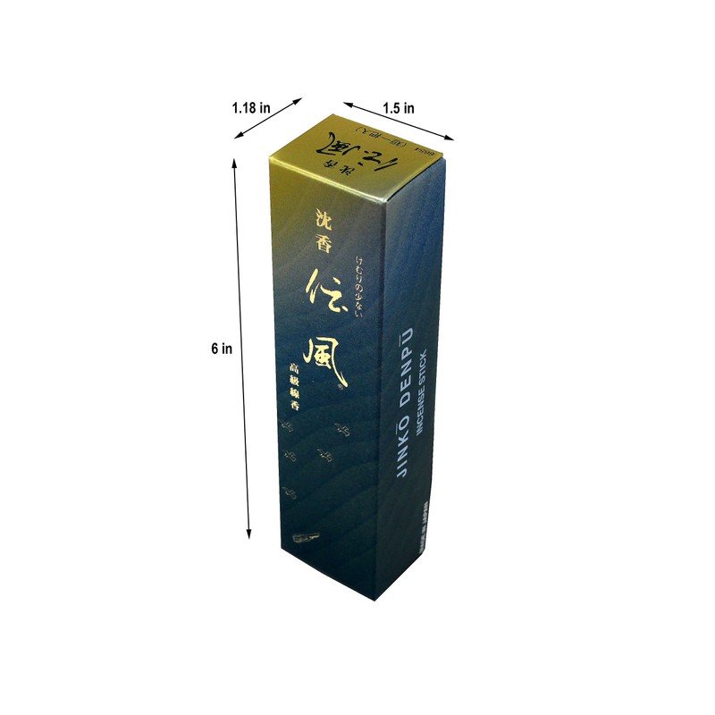 Gyokushodo Jinko Denpu Incense Sticks Short Size, 1 Bundle, #6654