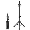FUTAI Wig Stand Tripod for Hairdresser Practice Style Display Human