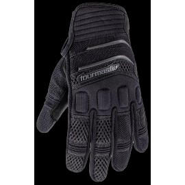 Tourmaster Airflow Black Mesh Motorcycle Riding Gloves Women's Sizes SM - XL - S