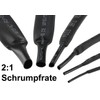 ChiliTec Heat Shrink Tubing Set 100 Pieces in Bag Shrink