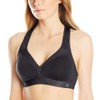 Champion womens Curvy Sports Bra,Black,Small