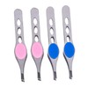 VICASKY 4pcs Eyebrow Shaping Tools Eyebrow Tweezers and Elegant Clamps