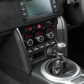 AIRSPEED Accessories for Toyota 86 ZN6 Subaru BRZ ZC6 2012-2020 Interior Parts Hard Carbon Fiber Car Center Console Side Decoration Strips Subaru BRZ Toyota 86 Interior Trim Scratch Resistant Stylish