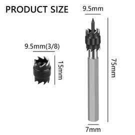 Wjelet 13 Pcs Spot Weld Drill Bits, Weld Accessory, Body Panel Hole Punch, Metal Cutter for Drill 3/8 Inch Drill Bit Tools