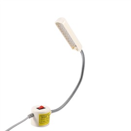 Luz De Coser Cuello De Cisne Lámpara,Luz De Trabajo Portátil,Ac110v-240v 30 Lámpara De Luz Led Interruptor De Base Magnética Para Luz De Trabajo De Máquina De Coser,Para El Hogar O La Máquina De Coser