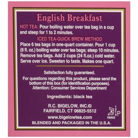 Bigelow Tea English Breakfast Tea, 20 ct