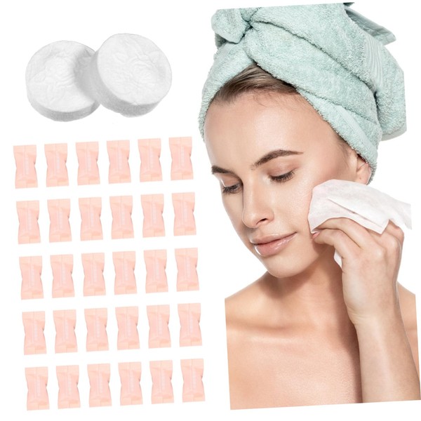TOVINANNA 100pcs Compressed Face Towels for Travel and Camping Disposable