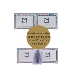 Mala Safari Elephant & Giraffe Scene RFID Card ID Holder, Leather, 10 x 7 x 1 cm, Savanna