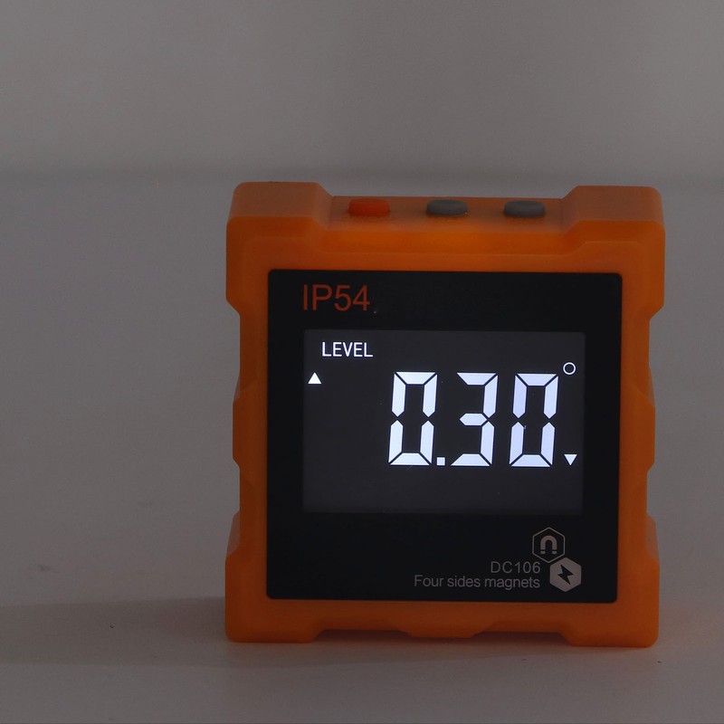 IP54 Angle Finder 4x90° LCD Digital Display 4 Side Strong